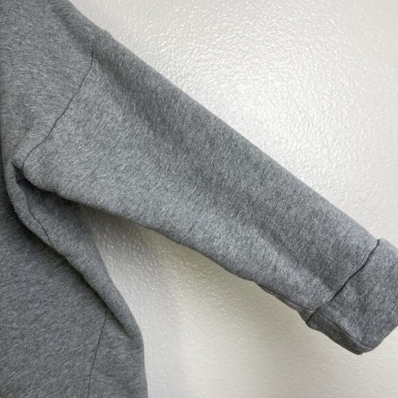 Kin by John Lewis Sweatshirt Gray Womens Small Pullover Crop Drawstring Tie - Picture 6 of 11